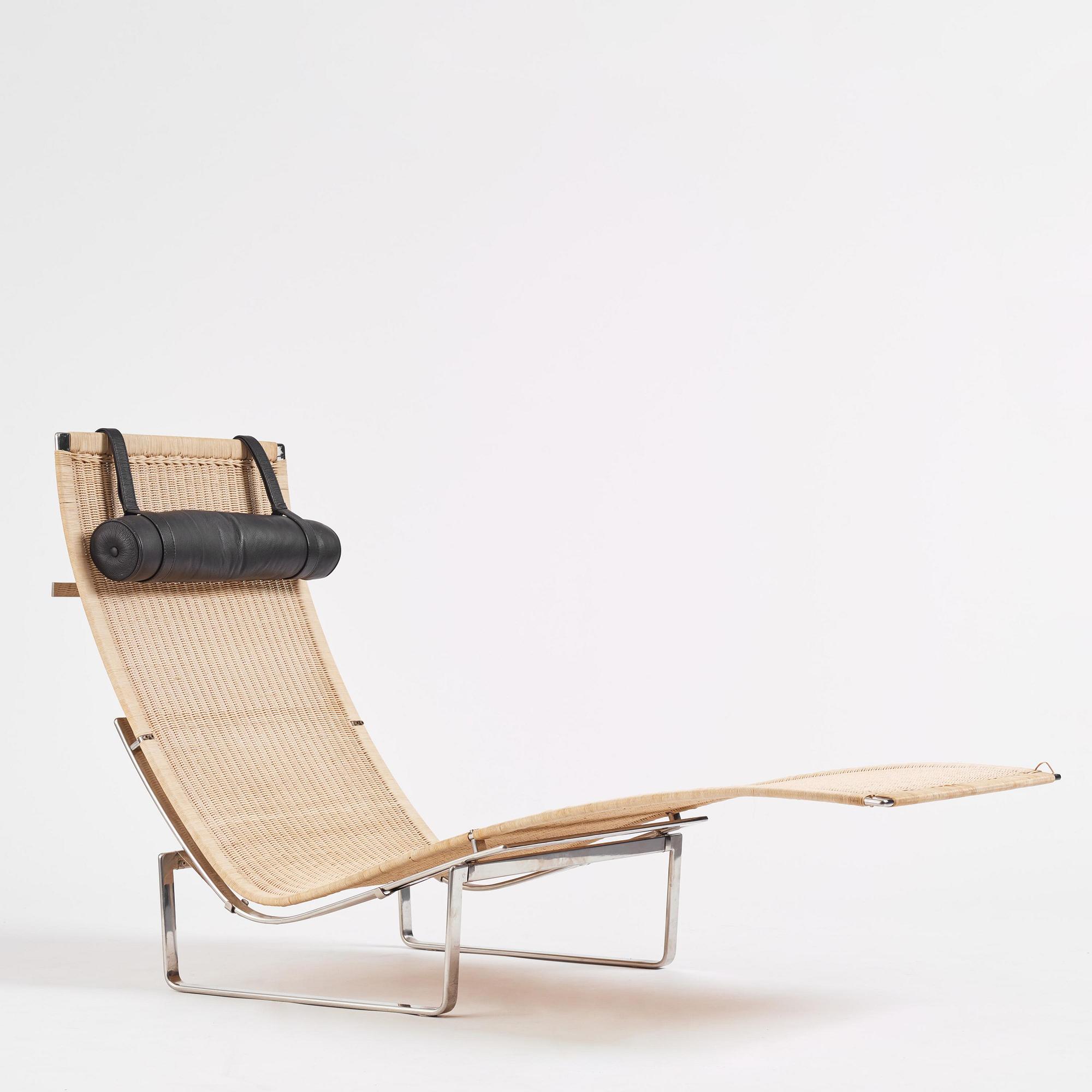 Poul Kjaerholm, liggfåtölj, "PK24", Fritz Hansen, Danmark, 1999.