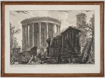 GIOVANNI BATTISTA PIRANESI, 2 st efter, etsningar, 17/1800-tal.
