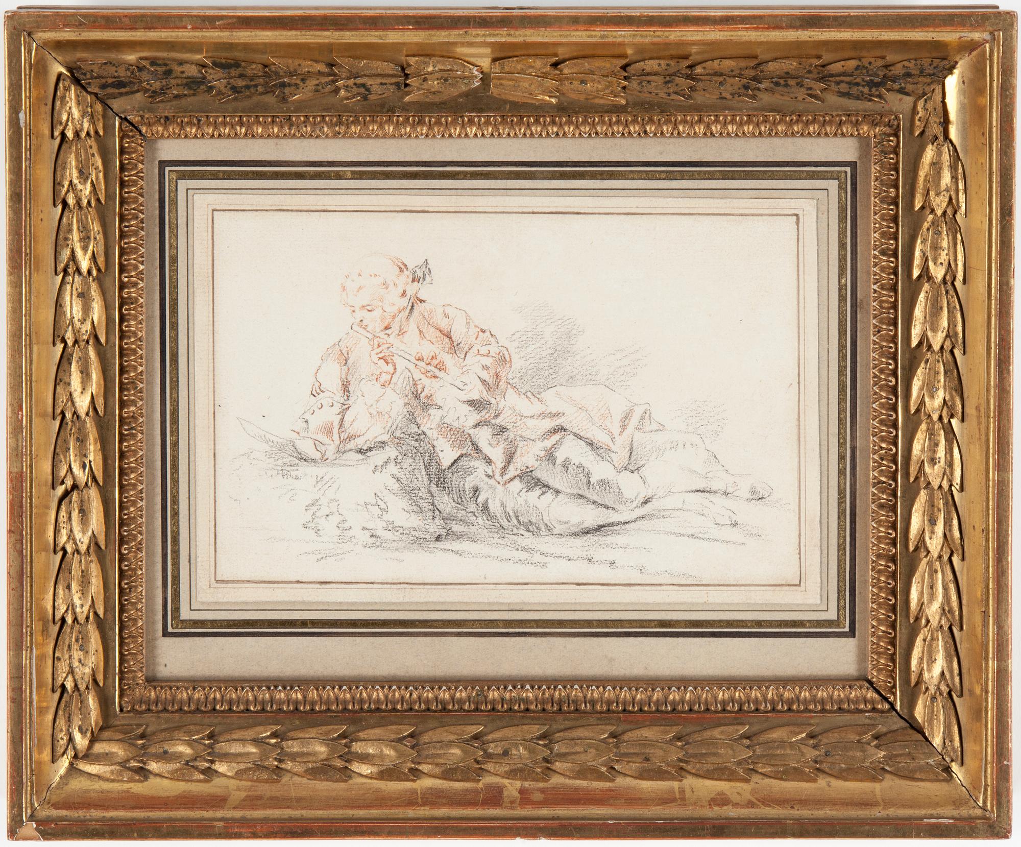 JACQUES ANDRÉ PORTAIL, Tillskriven. Kritteckning, ej signerad.