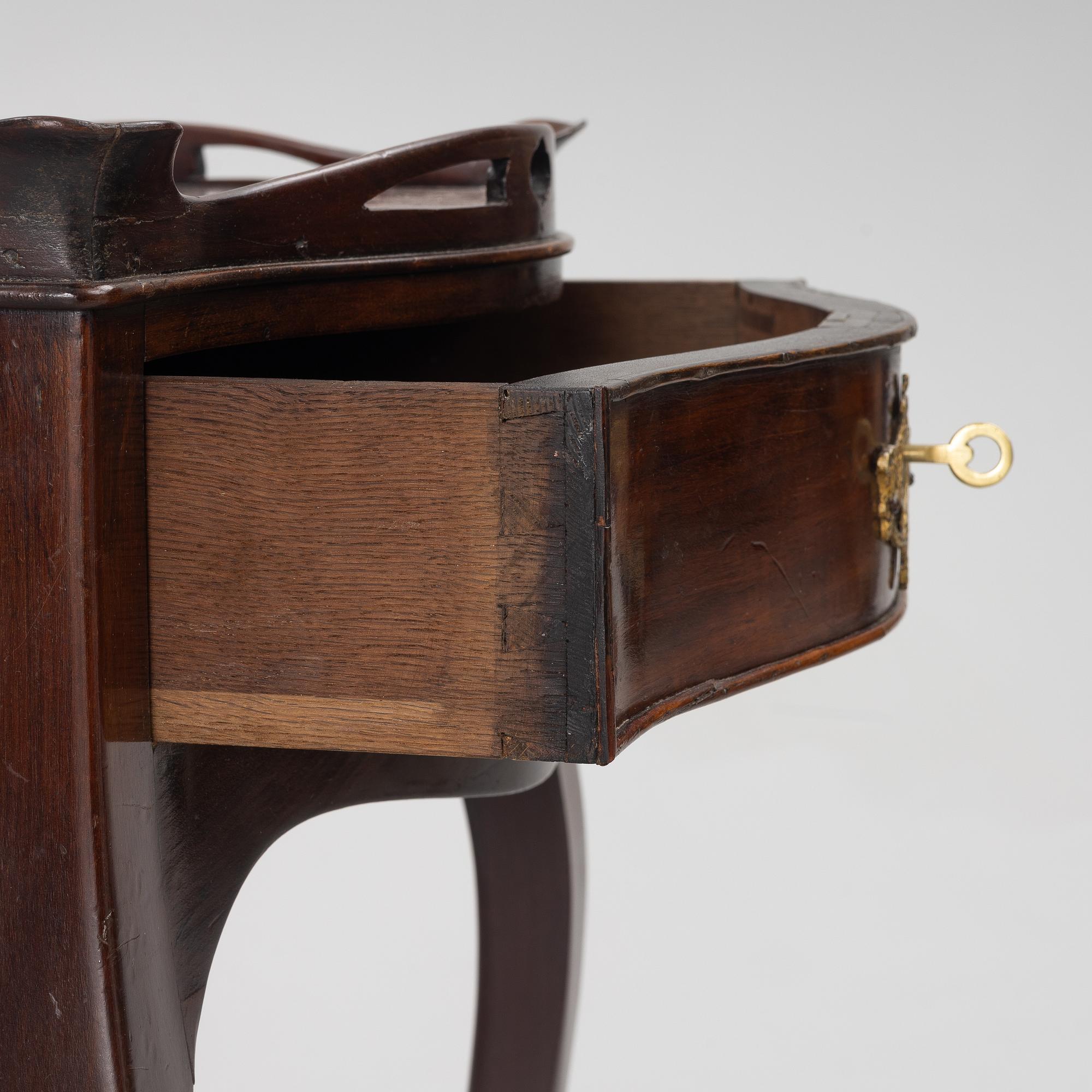 A table, circa 1900.