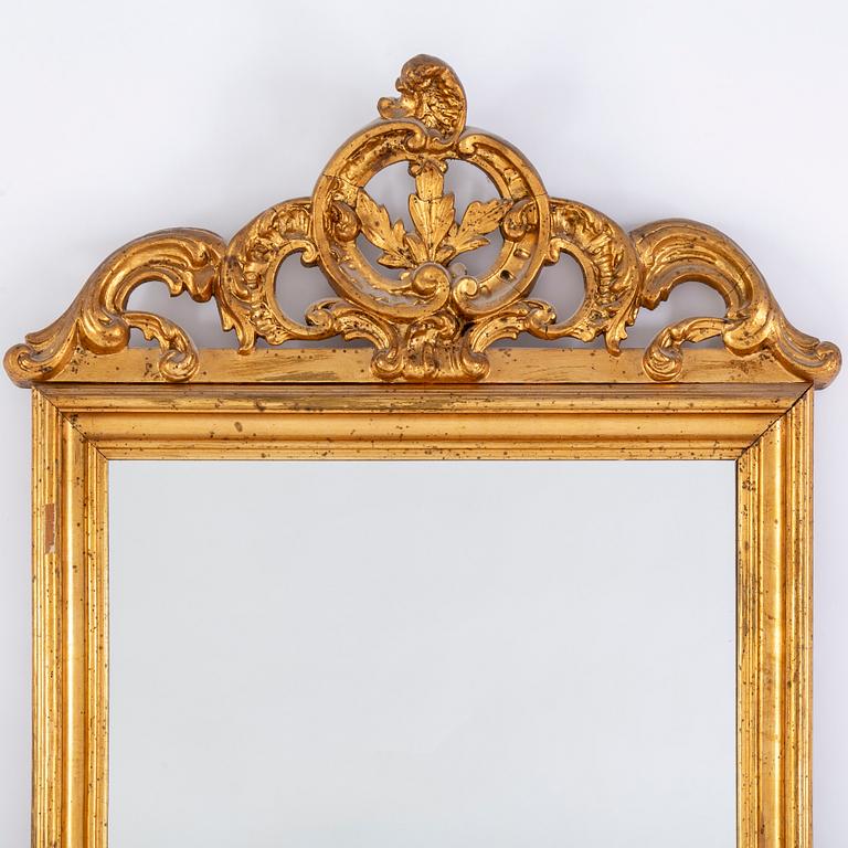 A late 19th century mirror.