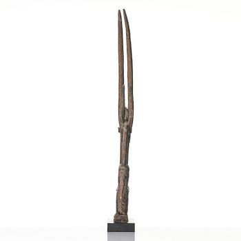 A Bamana Chi Wara headdress, Mali, presumably first part 20th centuryr.