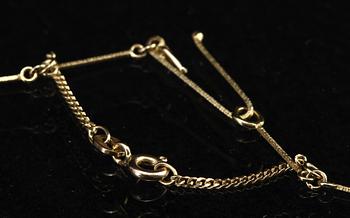 HALSBAND, 18 K guld samt briljant. Lapponia, 1993.