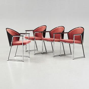 A set of four chairs Mondi by Jouko Järvisalo, Inno, Finland.