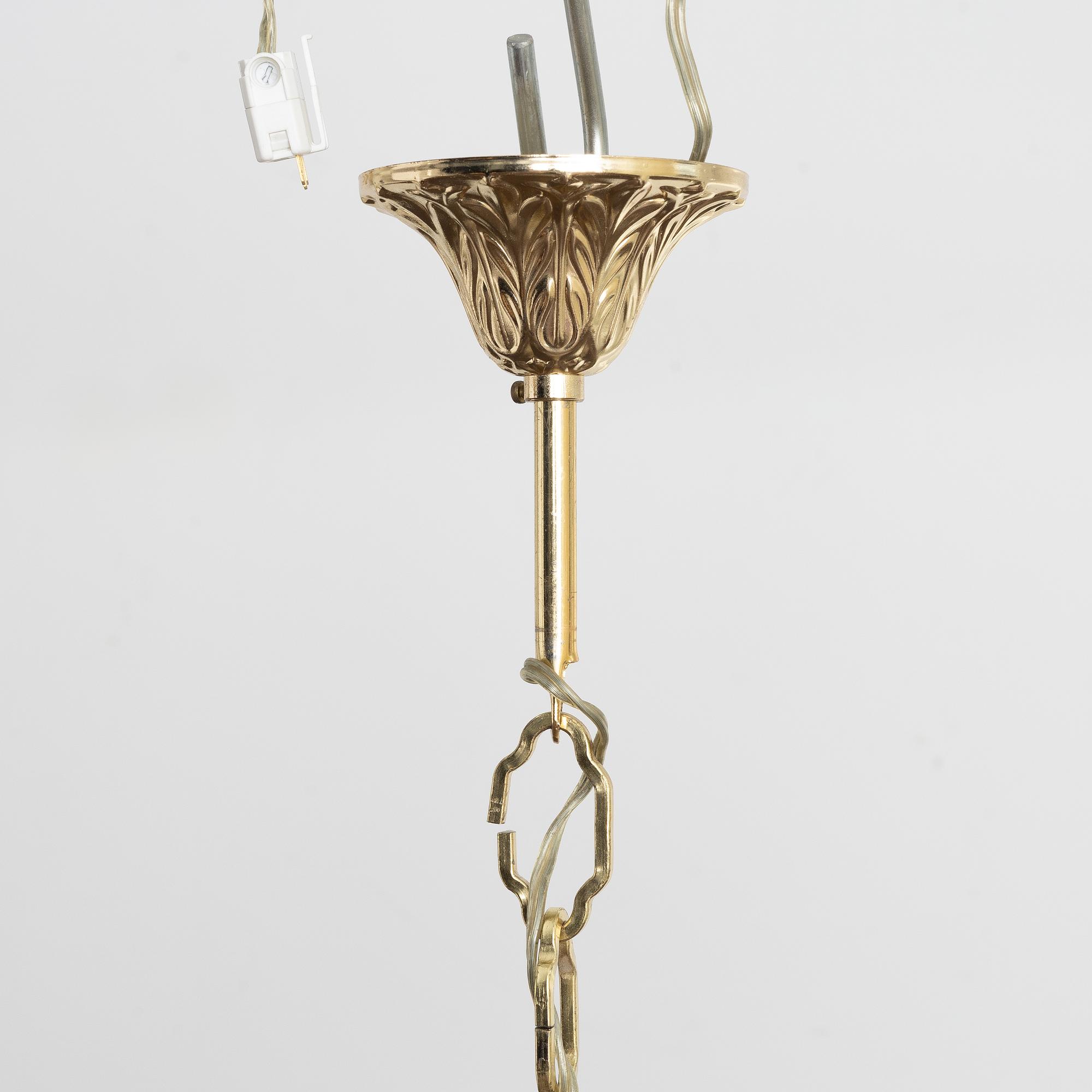 A chandelier, probably Italy, second half of the 20th century.