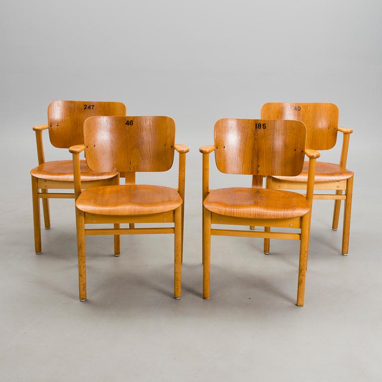 STOLAR, 4 st, "Domus", Ilmari Tapoivaara, Keravan Puuteollisuus, 1950-luku.
