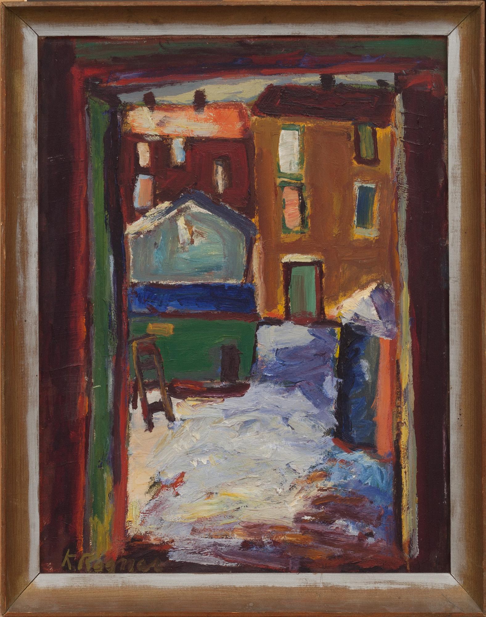 KARL-RAGNAR JOHANNESSON, olja på pannå, signerad.