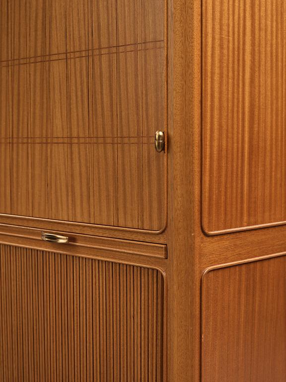 David Rosén, a mahogany cabinet, executed as an apprentice examination work by Bo Edlund, Sweden 1950-51.