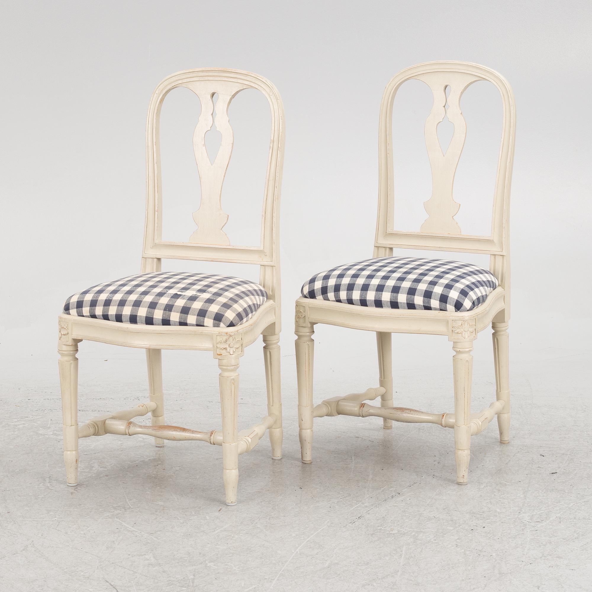 Twelve "Hallunda" chaira from IKEA's 18th century series, 1990's.