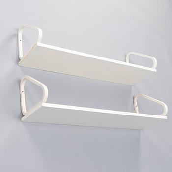 ALVAR AALTO, Two late 20th century shelves for Artek.