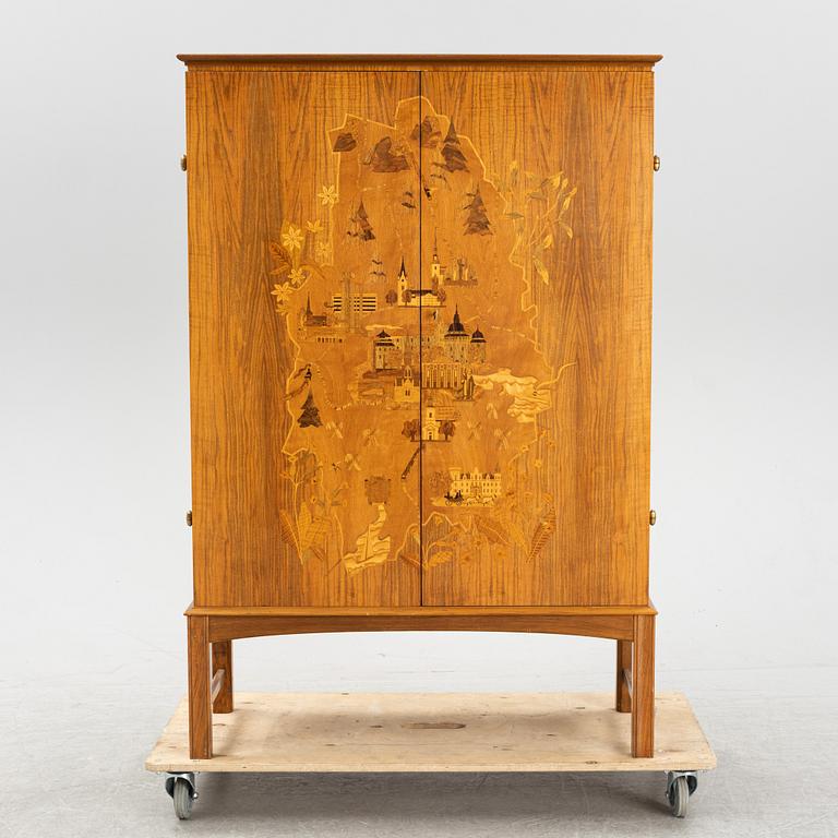 Erik Mattsson, cabinet, signed and dated -47, numbered 3/12.