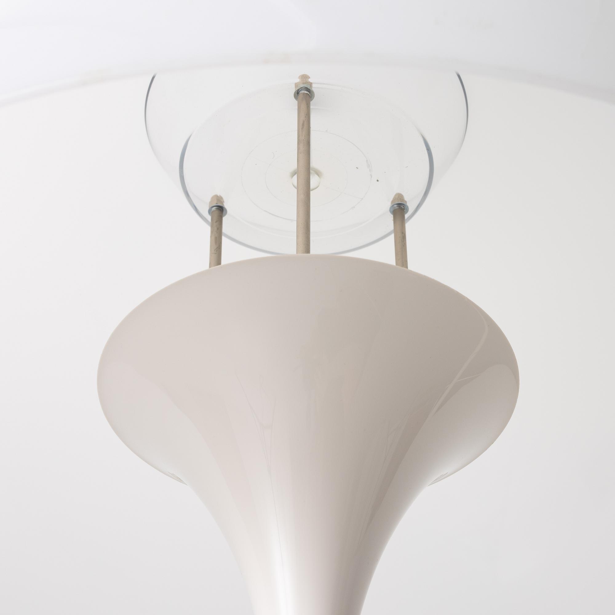 Verner Panton, a pair of 'Panthella' floor lamps, Louis Poulsen, Denmark.