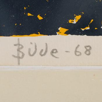 MAX BILDE, 2 st, screentryck, signerade, daterade -68, numrerade 2/5 samt 20/25.