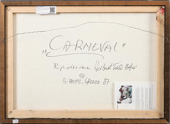 HERBERT FELIC HOFER, olja på duk, monogramsignerad och -87.