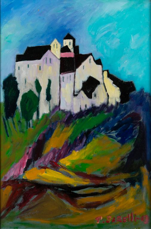 PAAVO SARELLI, oil on board, signed and dated -03.