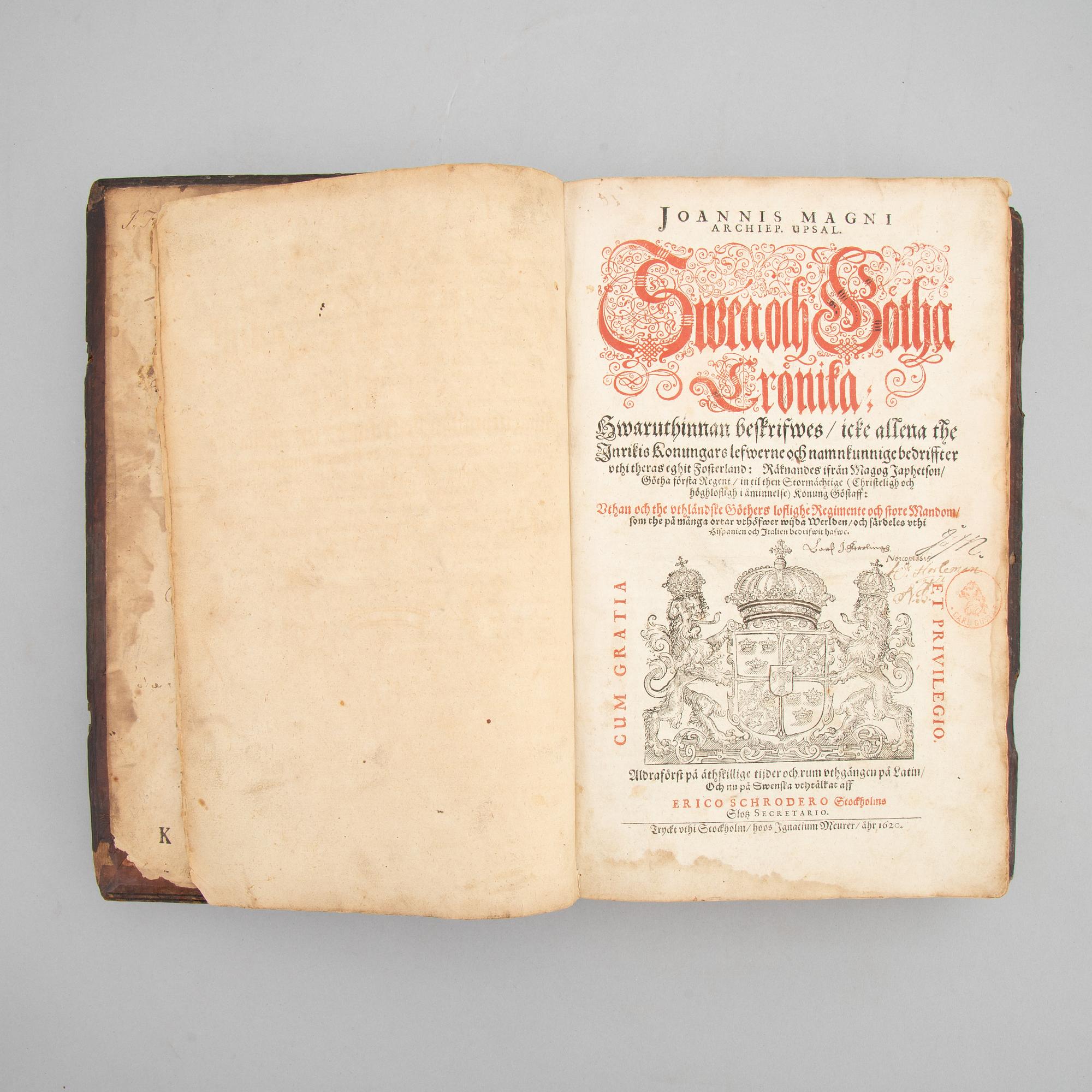 Attractive contemporary binding, a copy acquired from Schroderus.