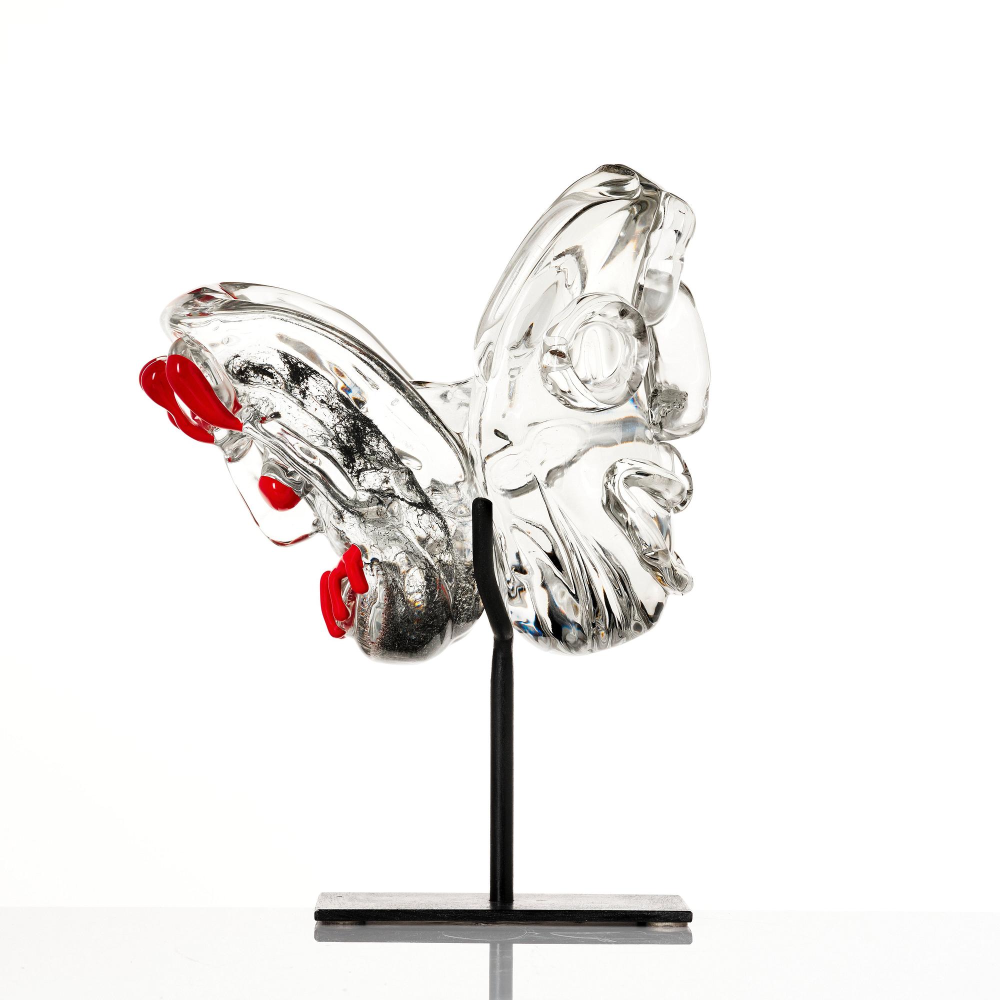 Bengt Lindström, "Janus", skulptur, Berengo Studio, Murano, Italien, ed. 6/8.