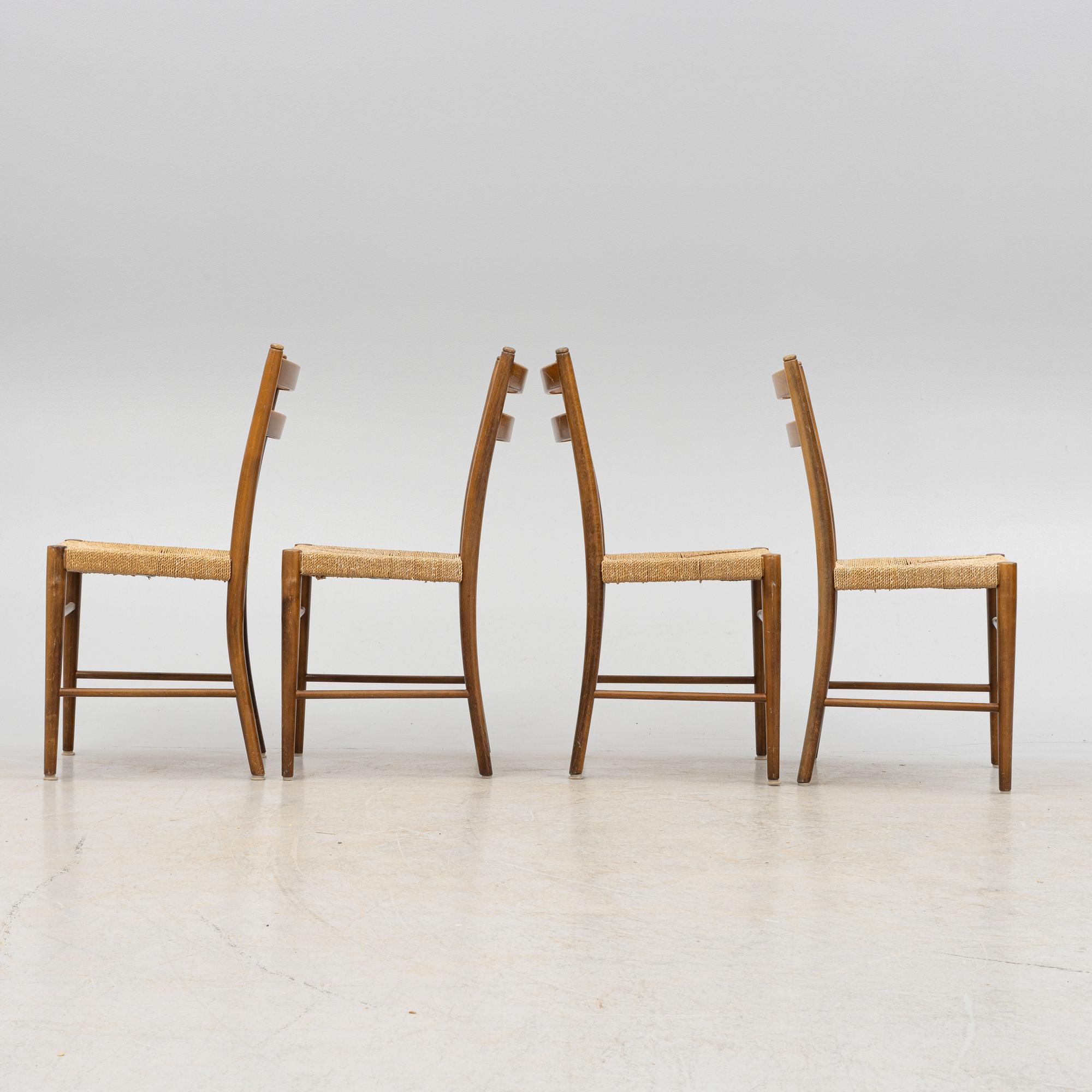 Gemla, stolar, 4 st, modell ”575/2”, Diö, 1930-40-tal.