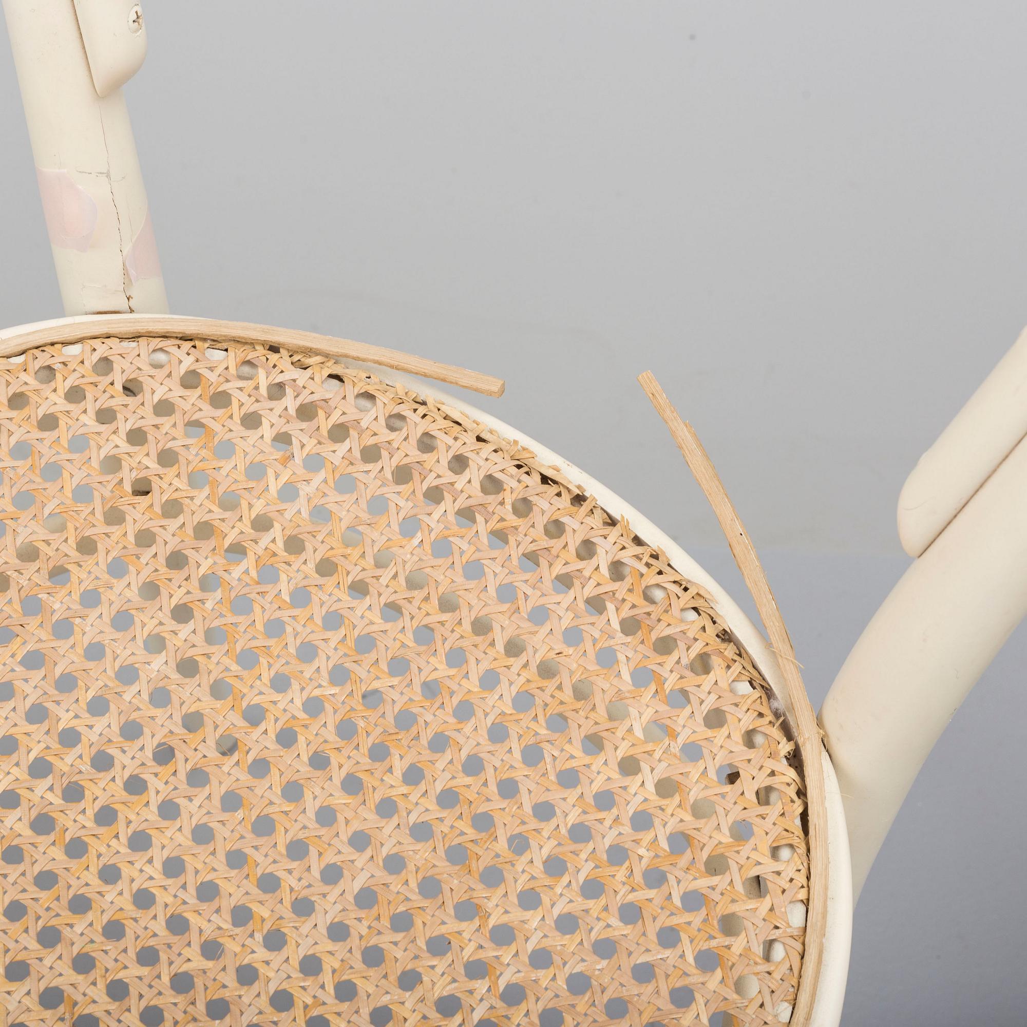 a set of four Thonet chairs, 20th century.