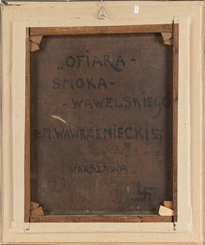 MARIAN WAWRZENIECKI, oil on canvas, signed.