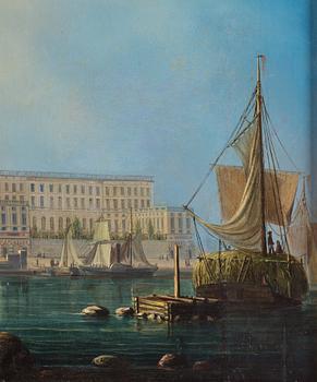 Per Wilhelm Cedergren, Vy mot Stockholms slott från Saltsjön.