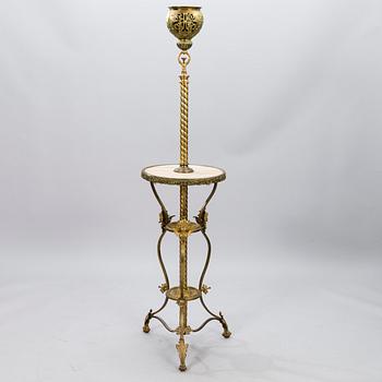 A late 19th century floor lamp.