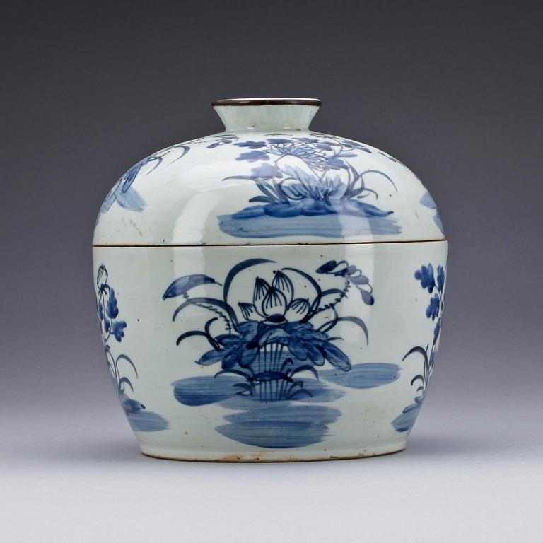 LOCKSKÅL, porslin, 1800/1900-tal, Kina.