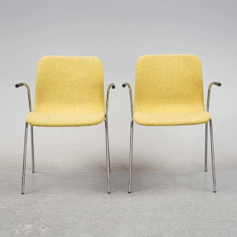 A set of eight 'Cornflake' armchairs by Claesson Koivisto Rune, for Offecct, dated 2008.