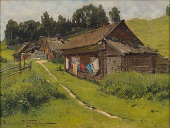 ALEXANDR MAKOVSKI, SUMMER IN THE VILLAGE.