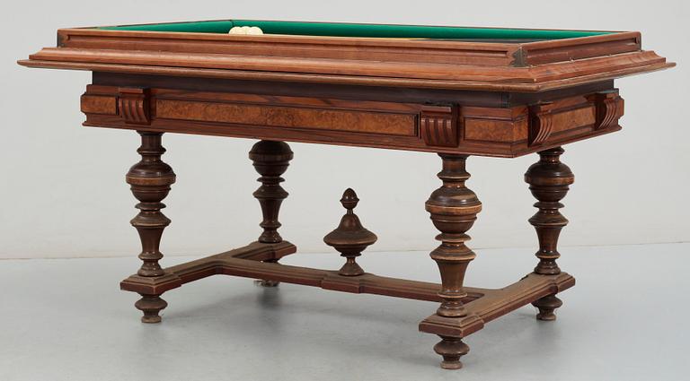 MATSALSBORD / CARAMBOLE BORD, nyrenässans, 1800-talets slut.