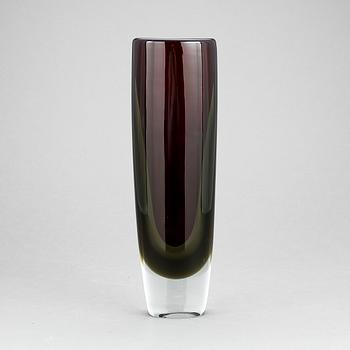 A Kaj Franck glass vase, Nuutajärvi, Notsjö, Finland 1959.