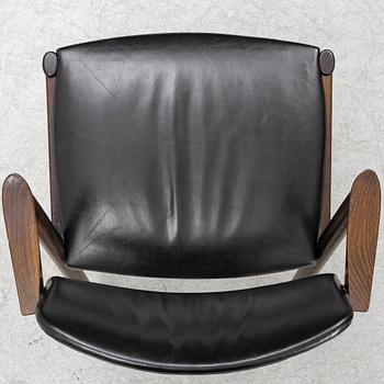 Kai Kristiansen, Four chairs, model 42, Schou Andersen, Denmark, 1950s.