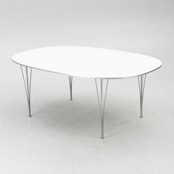 Bruno Mathsson & Piet Hein, dining table, “Superellipse”, Fritz Hansen, Denmark.