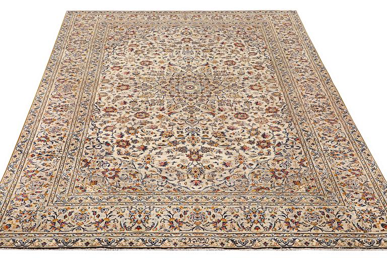 A carpet, Kashan, c. 345 x 250 cm.