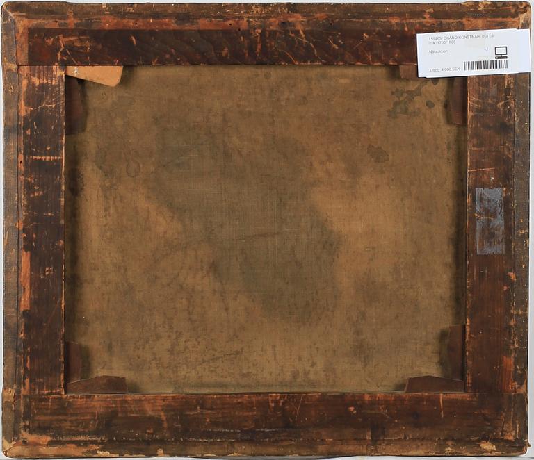 OKÄND KONSTNÄR, olja på duk, 1700/1800-tal.