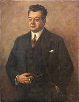 Ragnar Nyberg, olja på duk, signerad, daterad 1929.