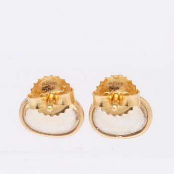Vivianna Torun Bülow-Hübe, Earrings, a pair, "Savannah", 18K gold with citrines.