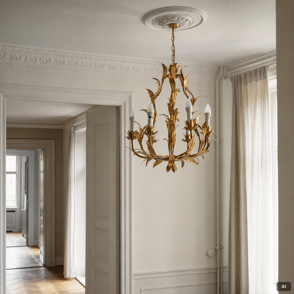 Chandelier, 20th century.