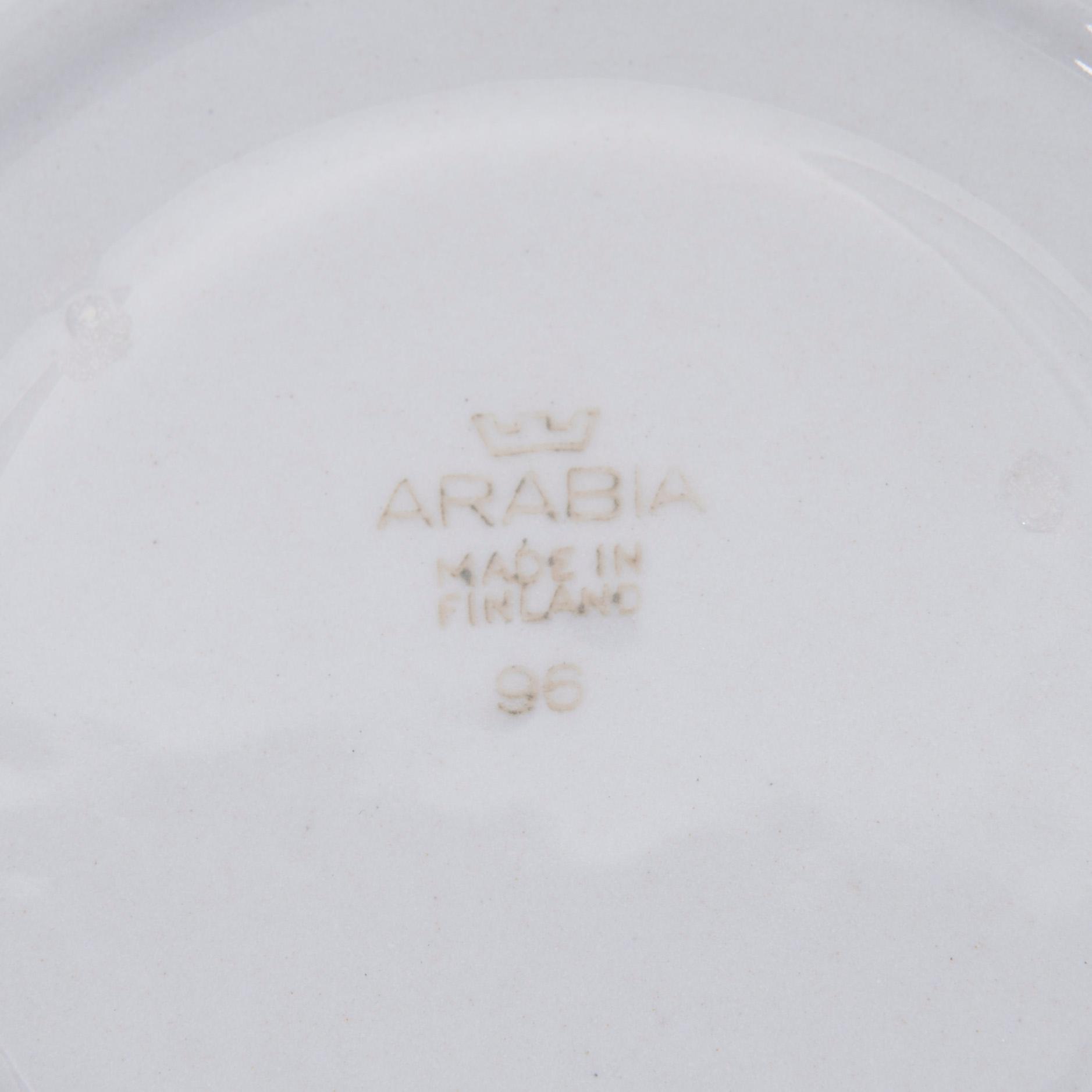 TESERVIS, porslin, 26 delar, "Sointu", Kaj Franck, Arabia, 1950-tal.