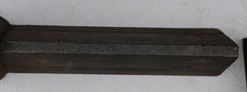 ELDHUNDAR, 1 par, gjutjärn, sannolikt tidigt 1900-tal.