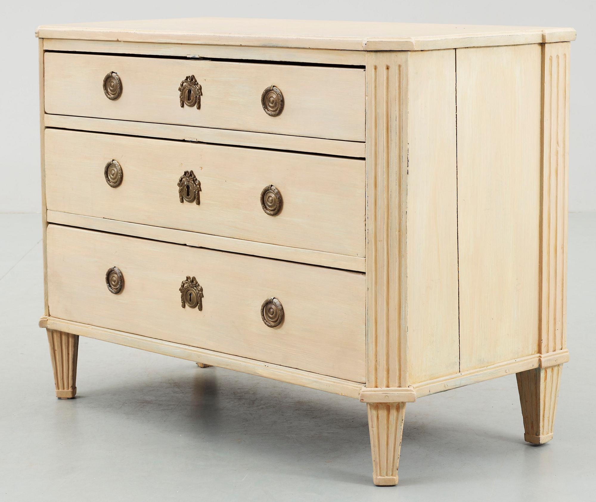 BYRÅ. Gustavianskt provinsarbete, 1700-talets slut.