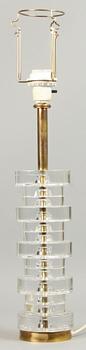 BORDSLAMPA, glas, Carl Fagerlund, Orrefors.