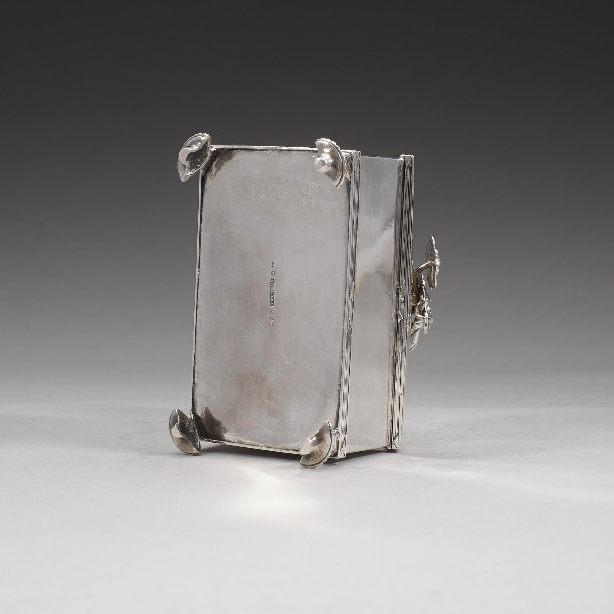 A Swedish early 19th century silver box, Johan Henrik Schvart, Karlskrona 1806.