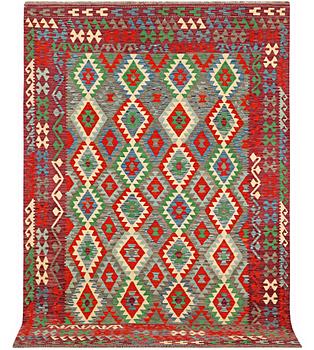 A carpet, Kilim c. 298 x 202 cm.