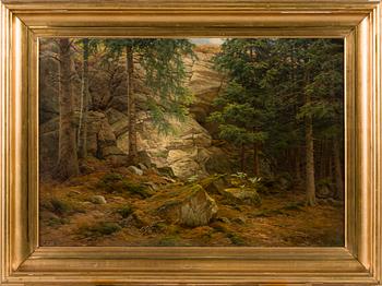 Berndt Lindholm, Bergsklyfta i Skogen.