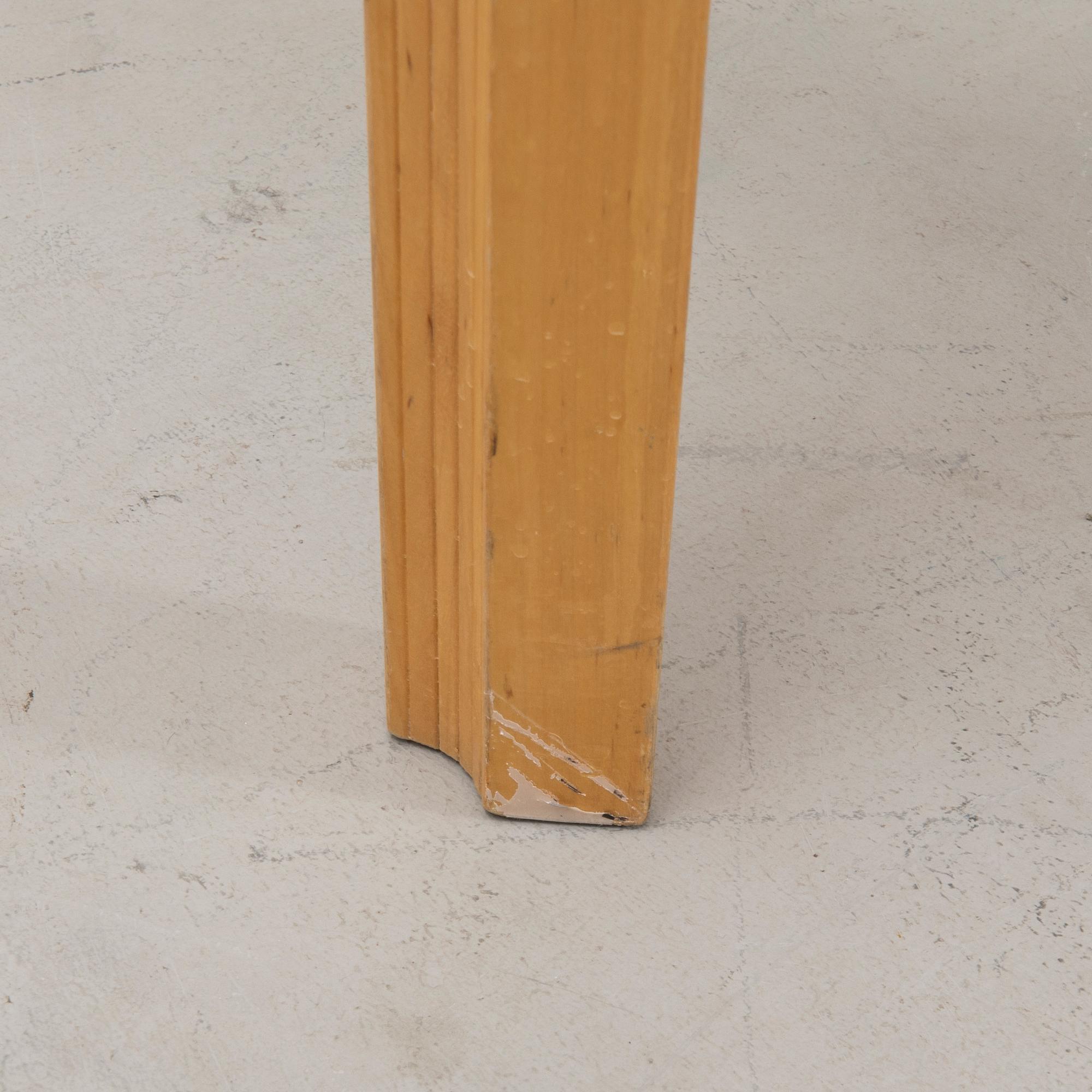 Alvar Aalto, "fan-leg table" coffee table, Artek Finland, latter part of the 20th century.