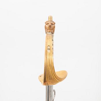 A British Navy officer's sword, 1827 pattern.