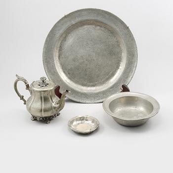 PARTI TENN, 4 delar, 17-1900-tal.