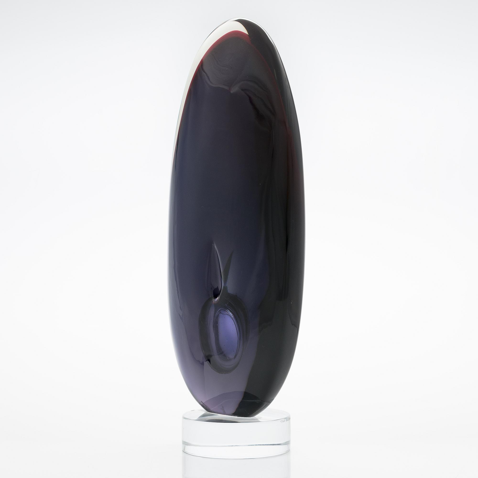 Timo Sarpaneva, a 'Conceptio I' sculpture, signed Timo Sarpaneva 1998 Studio Pino Signoretto, Murano.