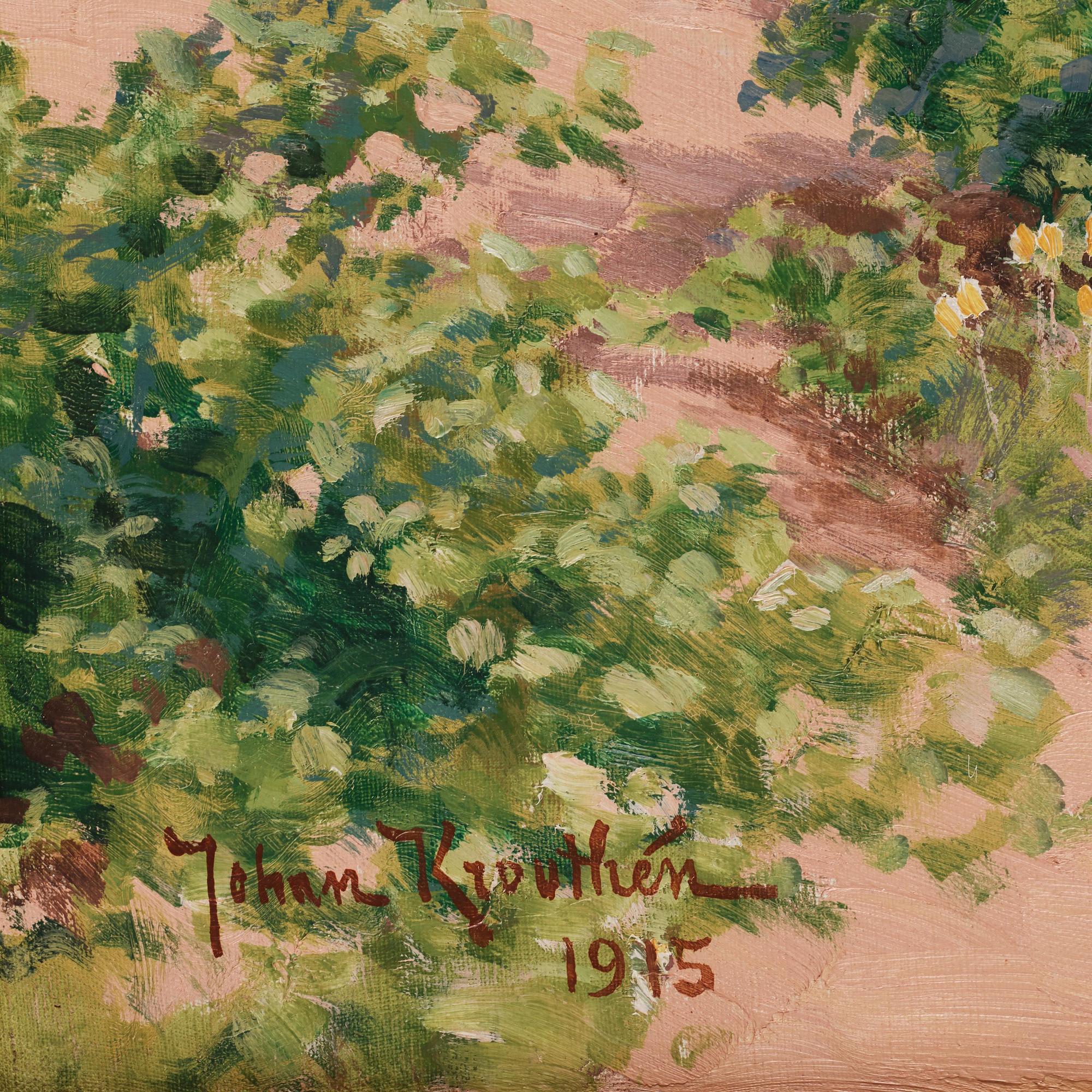 Johan Krouthén, Blommande fruktträd.